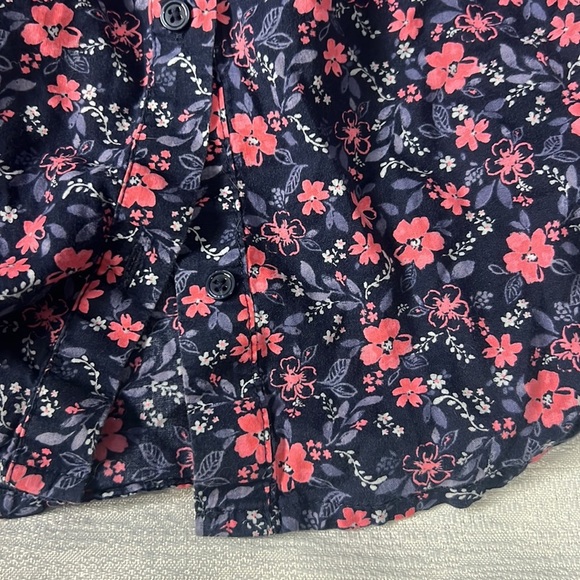 4/$15 OSHKOSH flowers blouse size 4T - Picture 4 of 5
